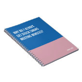 Funny Notitieboek, Humoureus Writers Pad Journal,  Notitieboek (Rechterzijde)