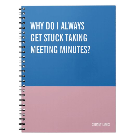 Funny Notitieboek, Humoureus Writers Pad Journal,  Notitieboek (Voorkant)