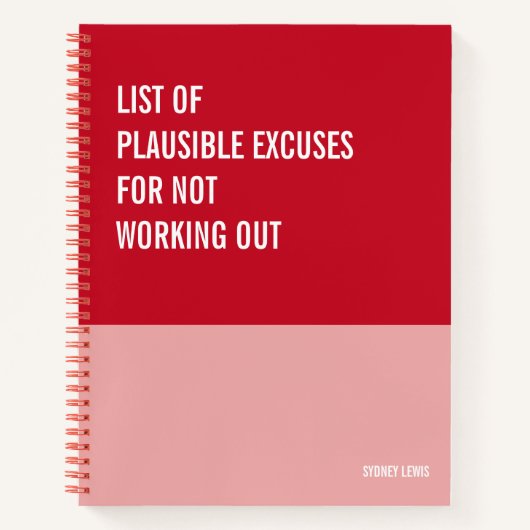 Funny Notitieboek, Snarky Writing Pad Journal, Not Notitieboek (Voorkant)