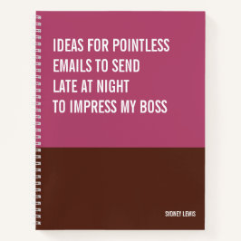 Funny Notitieboek, Snarky Writing Pad Journal, Not Notitieboek