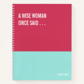 Funny Notitieboek, Snarky Writing Pad Journal, Not Notitieboek (Voorkant)