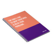 Funny Notitieboek, Snarky Writing Pad Journal, Not Notitieboek (Rechterzijde)