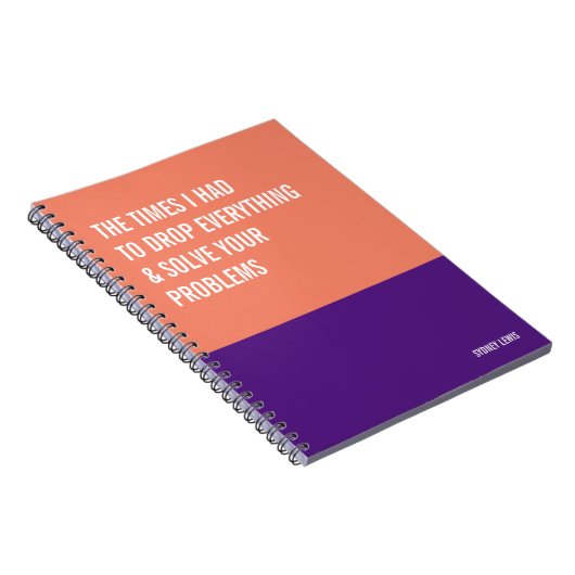 Funny Notitieboek, Snarky Writing Pad Journal, Not Notitieboek (Rechterzijde)