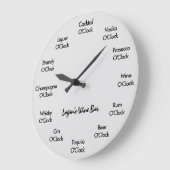 Funny Novelty Bar Clock  Grote Klok (Hoek)