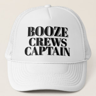 Funny Novelty Baseball Gift BOOZE CREWS CAPTAE Trucker Pet