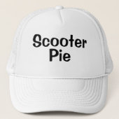 Funny Novelty Baseball SCOOTER PIE Trucker Pet (Voorkant)