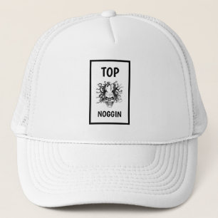 Funny Novelty Baseball TOP NOGGGIN Trucker Pet