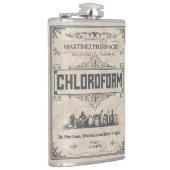 Funny Novelty  Chloroform All Custom Text Heupfles (Rechts)