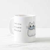 Funny Novelty Coffee Gamers FERAL CATS Gifts Koffiemok (Voorkant links)