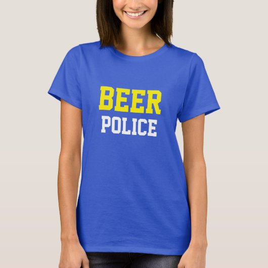 Funny Novelty College Style Design BEER POLITION T-shirt (Voorkant)