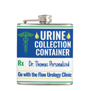 Funny Novelty Doctor Verpleegkundige Urine Collect Heupfles