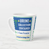 Funny Novelty Doctor Verpleegkundige Urine Collect Latte Mok (Linkerhoek)