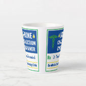 Funny Novelty Doctor Verpleegkundige Urine Collect Latte Mok (Voorkant)