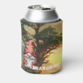 Funny Novelty Gift DRINK TIME Gnome Koelbox Blikjeskoeler (Blikje Achterkant)