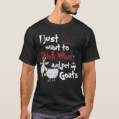 Funny Novelty Gift for Goat Lover T-shirt (Voorkant)