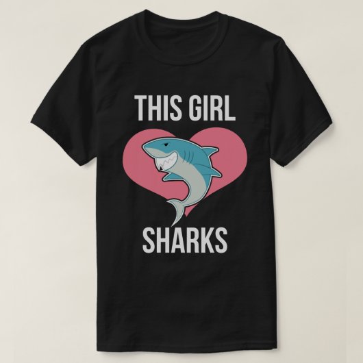 Funny Novelty Gift for Shark Lover T-shirt (Design voorkant)