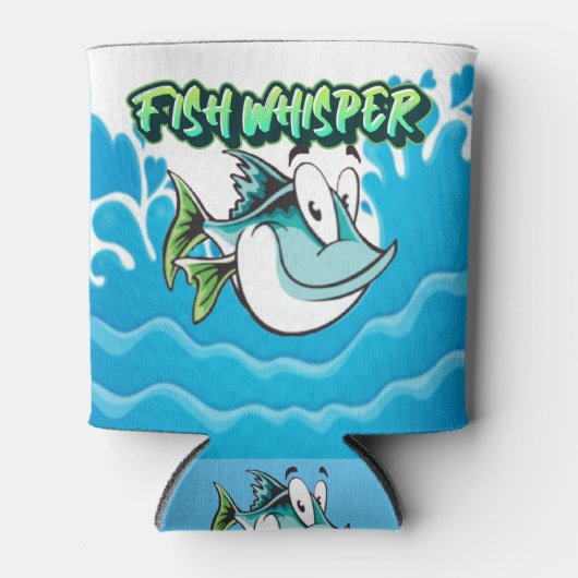 Funny Novelty Gift Joke Fish Whisper Blikjeskoeler (Voorkant)