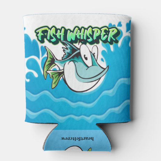 Funny Novelty Gift Joke Fish Whisper Blikjeskoeler (Achterkant)