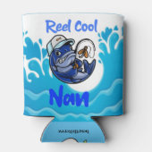 Funny Novelty Gift Joke Reel Cool Nan Blikjeskoeler (Achterkant)