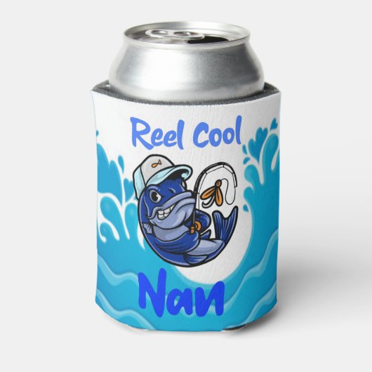 Funny Novelty Gift Joke Reel Cool Nan Blikjeskoeler (Blikje Achterkant)