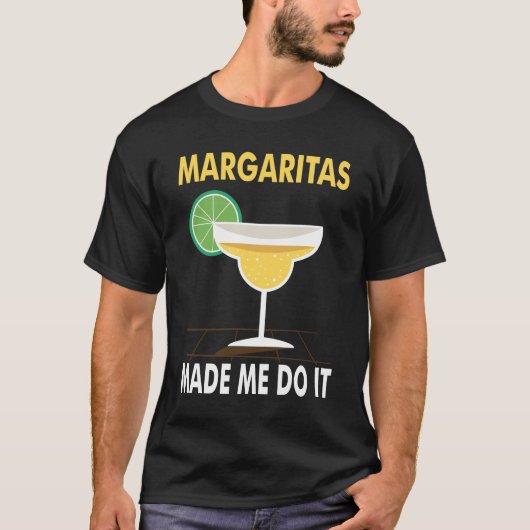 Funny Novelty Gift voor Margarita Lover T-shirt (Voorkant)