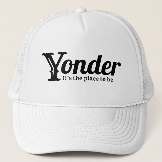 Funny Novelty Gift voor pap YONDER PLACE Trucker Pet (Voorkant)