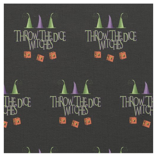 Funny Novelty gooit de Dice Witches Bunco Stof (Close Up)