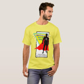 Funny Novelty Graphic SUPPERMAN MAN VAN MEAL T-shirt (Voorkant volledig)