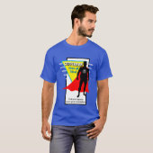 Funny novelty Graphic SUPPERMAN MAN VAN MEAL T-shirt (Voorkant volledig)