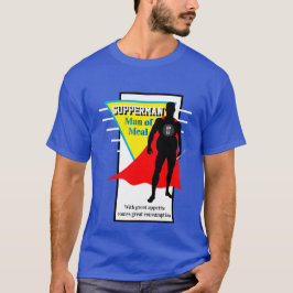 Funny novelty Graphic SUPPERMAN MAN VAN MEAL T-shirt