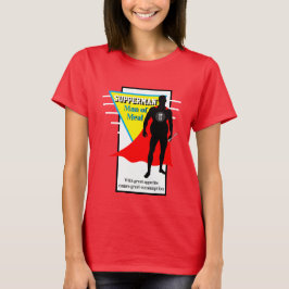 Funny Novelty Graphic SUPPERMAN MAN VAN MEAL T-shirt