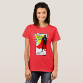 Funny Novelty Graphic SUPPERMAN MAN VAN MEAL T-shirt (Voorkant volledig)