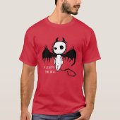 Funny Novelty Graphic UP JUMPED DE DEVIL T-shirt (Voorkant)