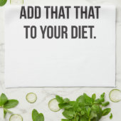 Funny Novelty Humor - Sluiting is luten gratis Theedoek (Gevouwen)