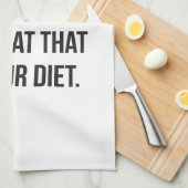 Funny Novelty Humor - Sluiting is luten gratis Theedoek (Quarter Fold)