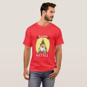 Funny Novelty Kerstmis BABBO NATALE T-Shirt (Voorkant volledig)