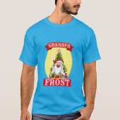 Funny Novelty Kerstmis GRANDPA FROST T-shirt (Voorkant)