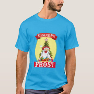 Funny Novelty Kerstmis GRANDPA FROST T-shirt