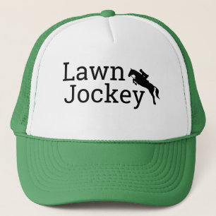 Funny Novelty LAWN JOCKEY Graphic Trucker Pet