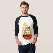 Funny Novelty Mannen Grilling Gear BOB E QUE T-Shi T-shirt (Voorkant volledig)