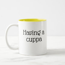 Funny Novelty MET EEN CUPPA