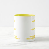 Funny Novelty Mok- shhh, bijna, nu mag je praten Mok (Midden)