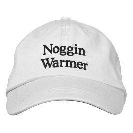 Funny Novelty NOGGIN WARMER Geborduurde Pet