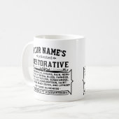 Funny Novelty Personalized Cure-All Vintage 2 Koffiemok (Voorkant links)