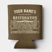 Funny Novelty Personalized Cure-All Vintage Blikjeskoeler (Achterkant)