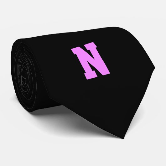 Funny Novelty Pimpin Black Paarse Mode Stropdas (Opgerold)