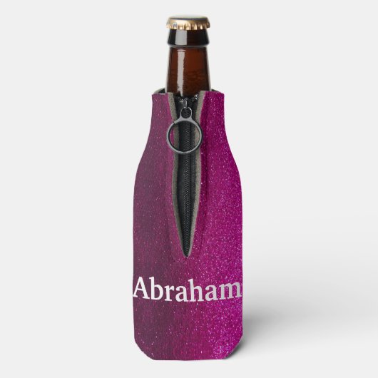 Funny Novelty Quote Drink Drink Drink Joke Glitter Flesjeskoeler (Fles Achterkant)