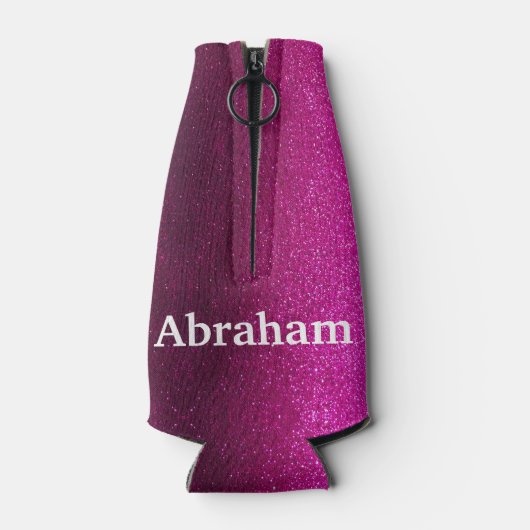 Funny Novelty Quote Drink Drink Drink Joke Glitter Flesjeskoeler (Achterkant)