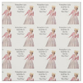 Funny Novelty Retro Dice Bunco Queen Stof (Swatch)