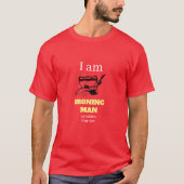 Funny Novelty Superheld I AM IRONING MAN T-shirt (Voorkant)